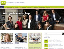 Tablet Screenshot of mvc.nl
